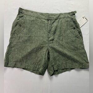Athleta Voyager Linen Shorts